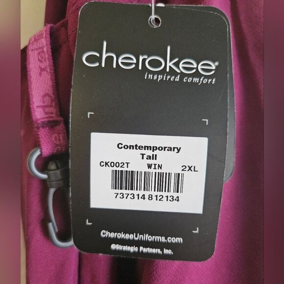 Cherokee Scrubs iFlex Women's 2XL Contemporary Straight Leg Pull On Pant CK002T - Picture 10 of 10